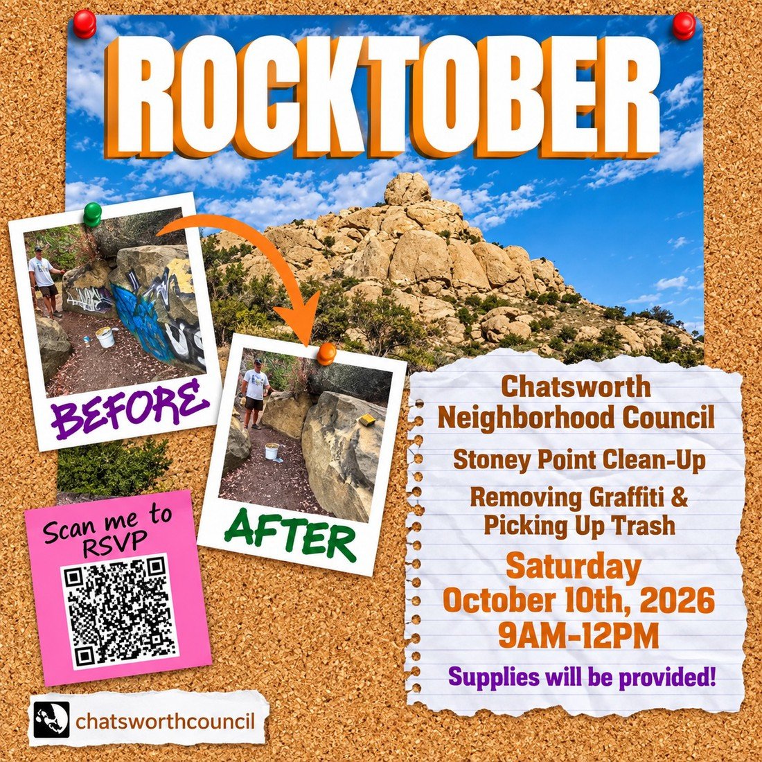 Rocktober - Beautification Clean Up At Stoney Point - 10.10.2026 - 9am-12pm